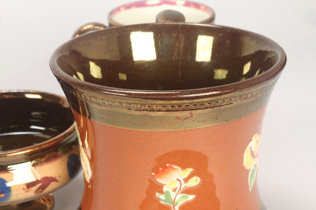 Lot 580: Grouping English copper luster
