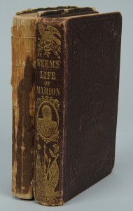 Lot 654: 2 books: Civil War Military manual, Life of Marion