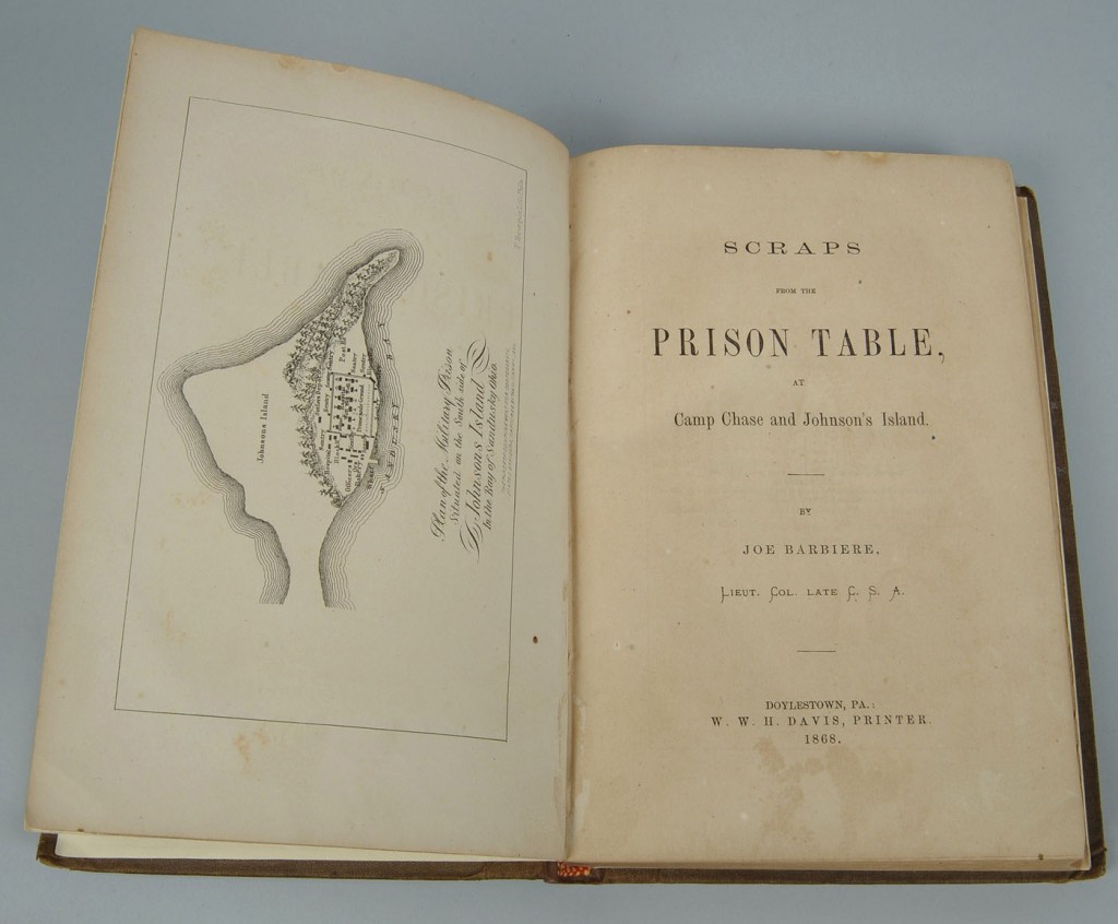 Lot 655: Civil War book: Scraps from the Prison Table