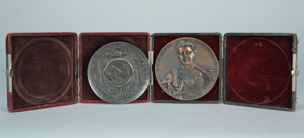 Lot 675: 2 Tennessee Exposition Commemorative Medals