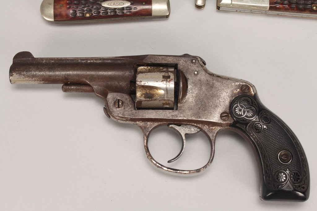 Lot 678: American Revolver & Collection of Knives