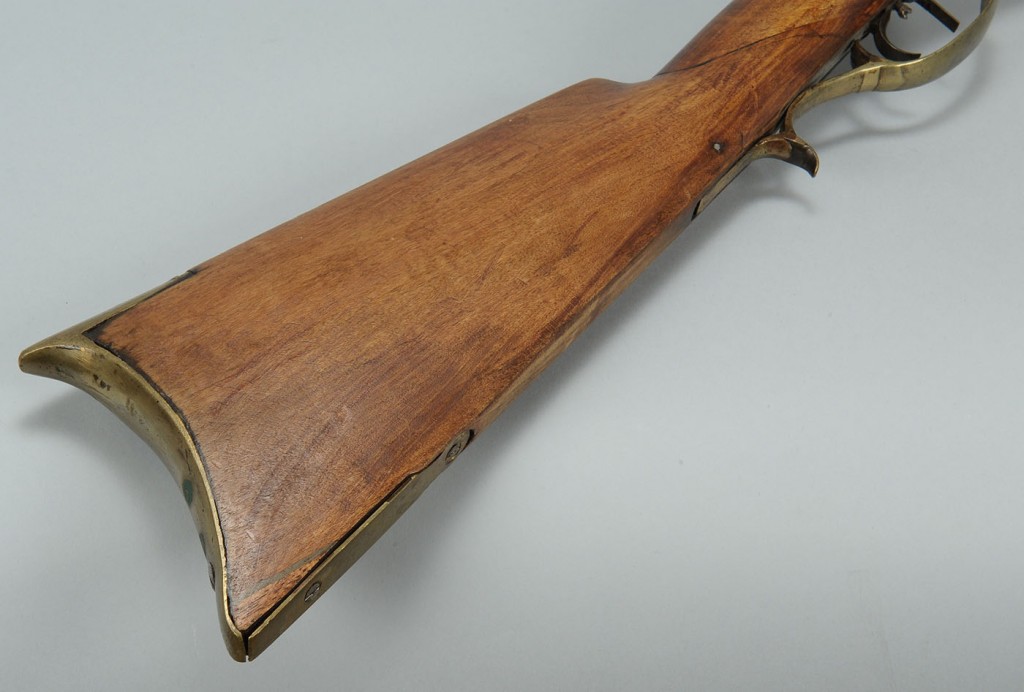Lot 679: Full stock Kentucky rifle