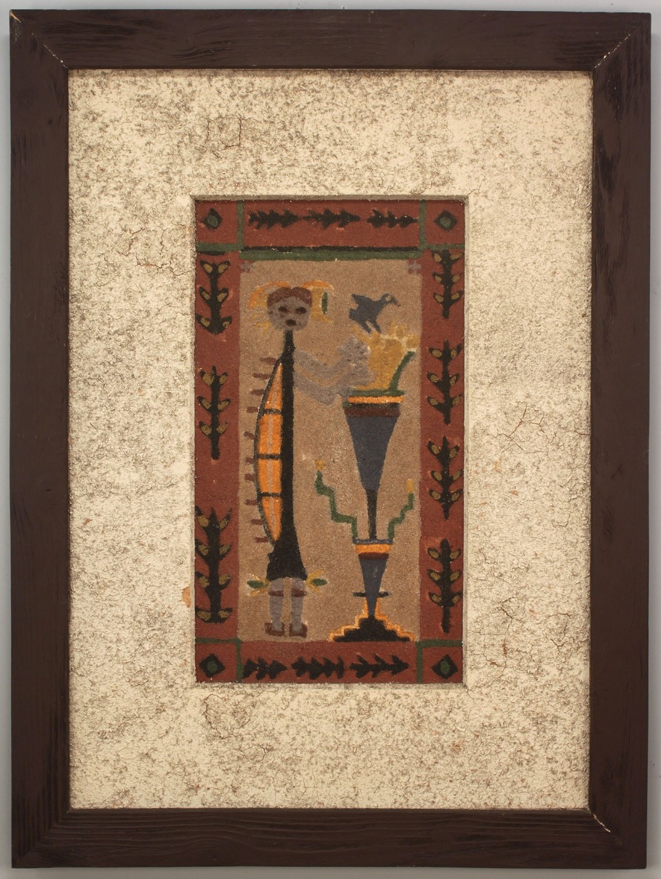 Lot 684: Large Native American Sand Painting, Houle