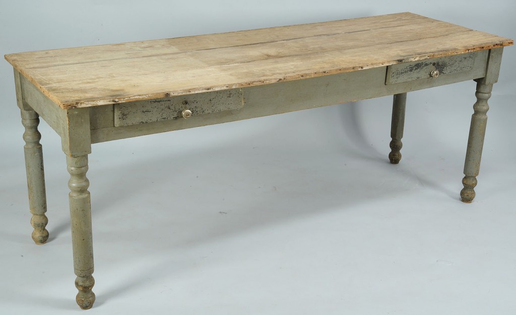 Lot 705: East Tennessee Painted Long Table