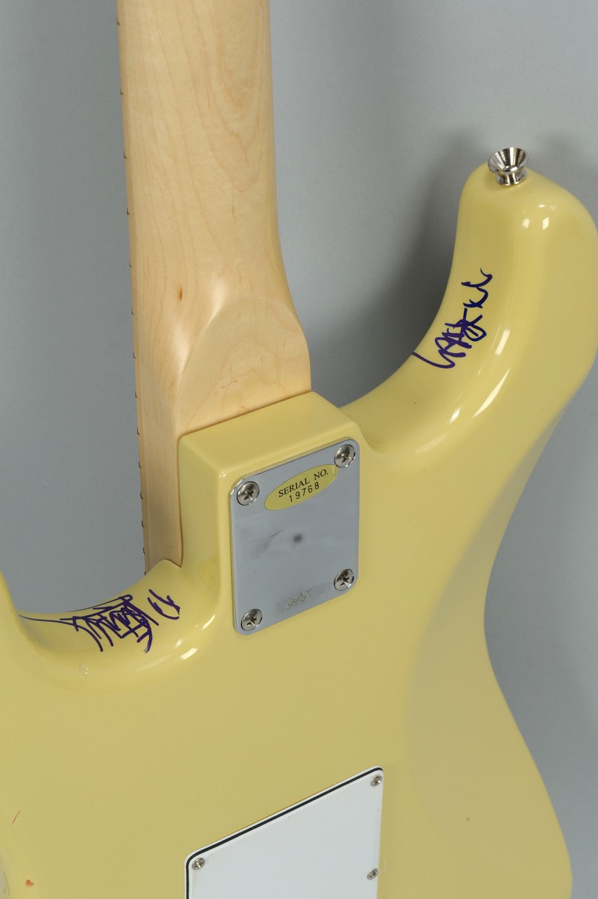 Lot 736: Filmore East Rock Legends Autographed Guitar