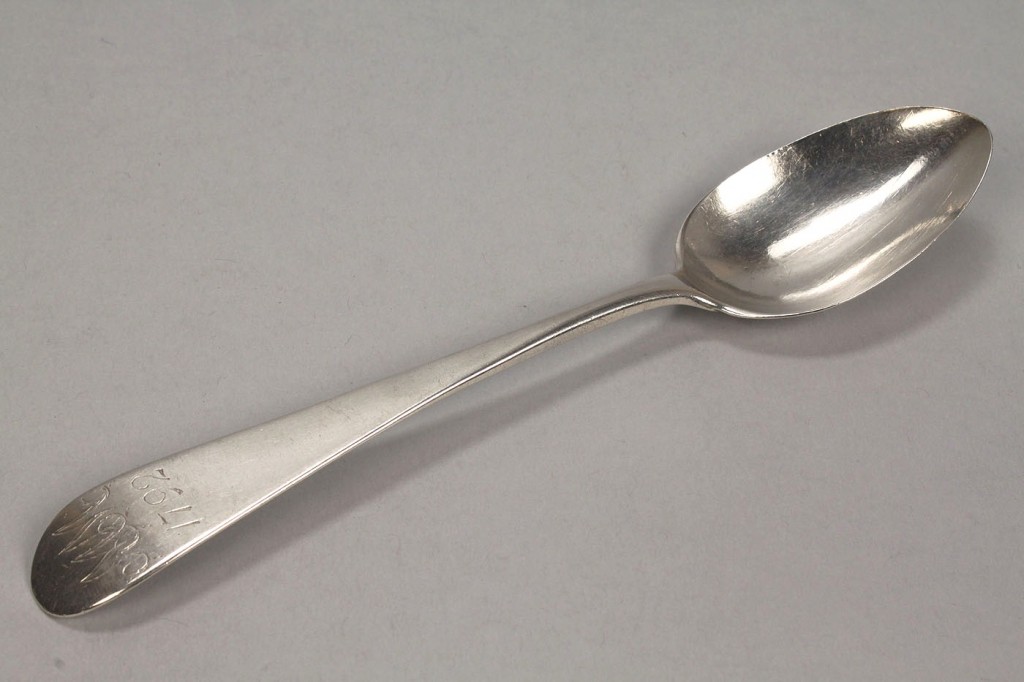 Lot 748: 10 Federal Silver Spoons, incl. NY