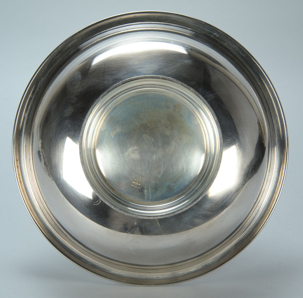 Lot 753: Gorham Sterling Silver Footed Bowl
