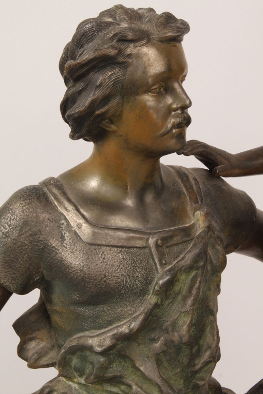Lot 768: Bronze sculpture, "Siegfried and Brunehilde"