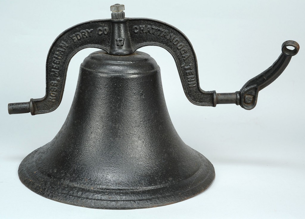 Lot 789: Cast-iron Meehan Foundry, TN Bell #17