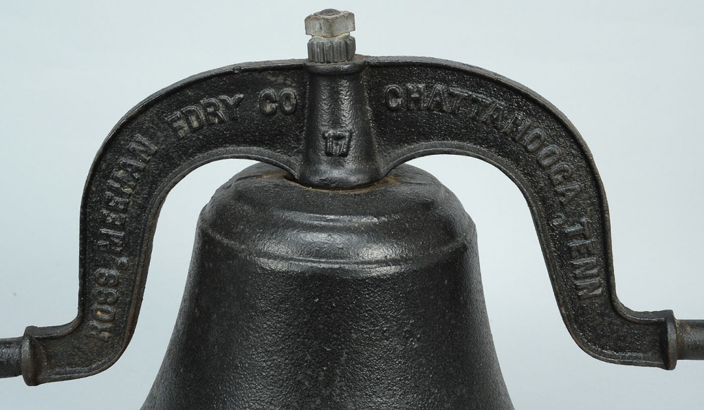 Lot 789: Cast-iron Meehan Foundry, TN Bell #17
