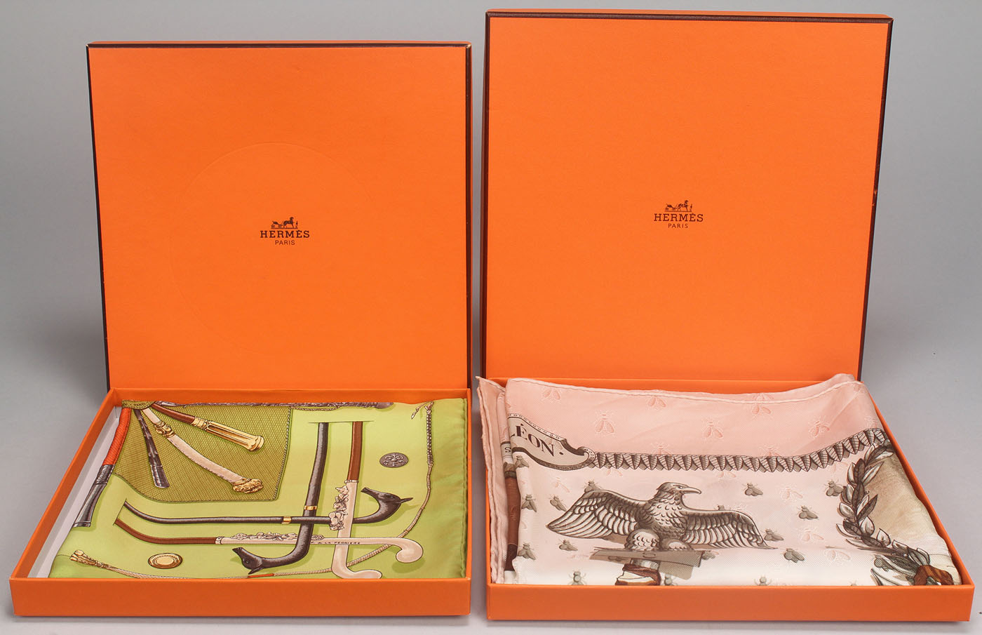 Sold at Auction: Collection of Authentic Hermes Paris Boxes