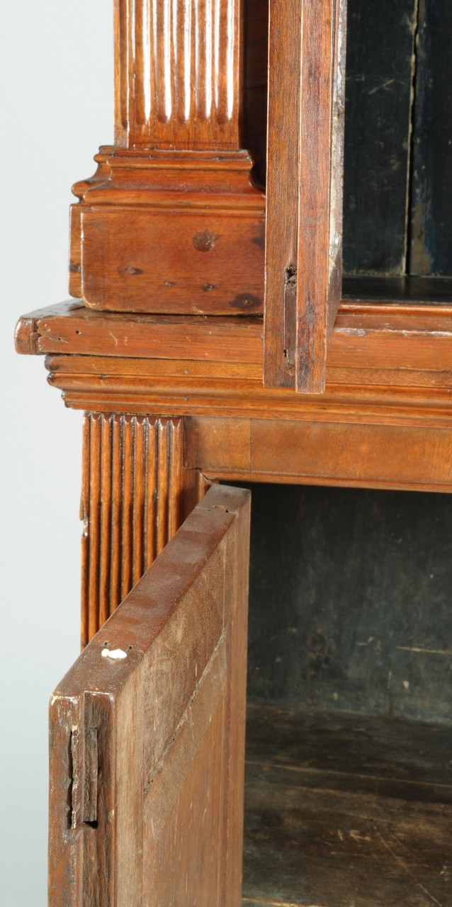 Lot 85: Early 19th C. Southern bookcase or press