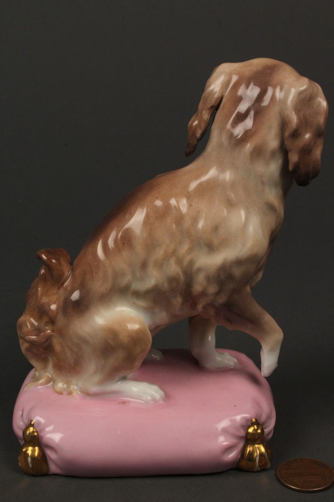 Lot 119: KPM Porcelain Dog figurine