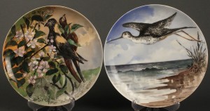 Lot 121: Two President Hayes White House Plates