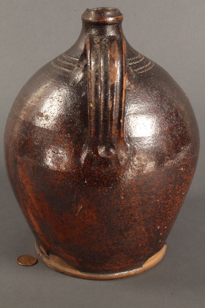 Lot 127: East Tennessee Redware Jug