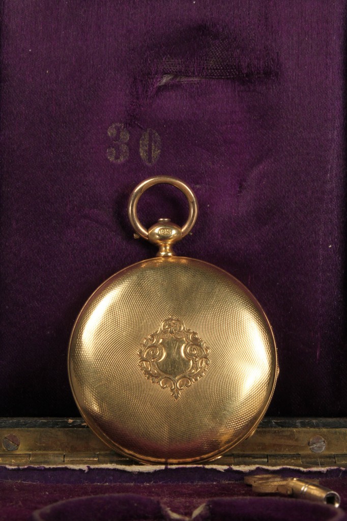 Lot 166: L. Perrelet gold pocket watch, 19th c.