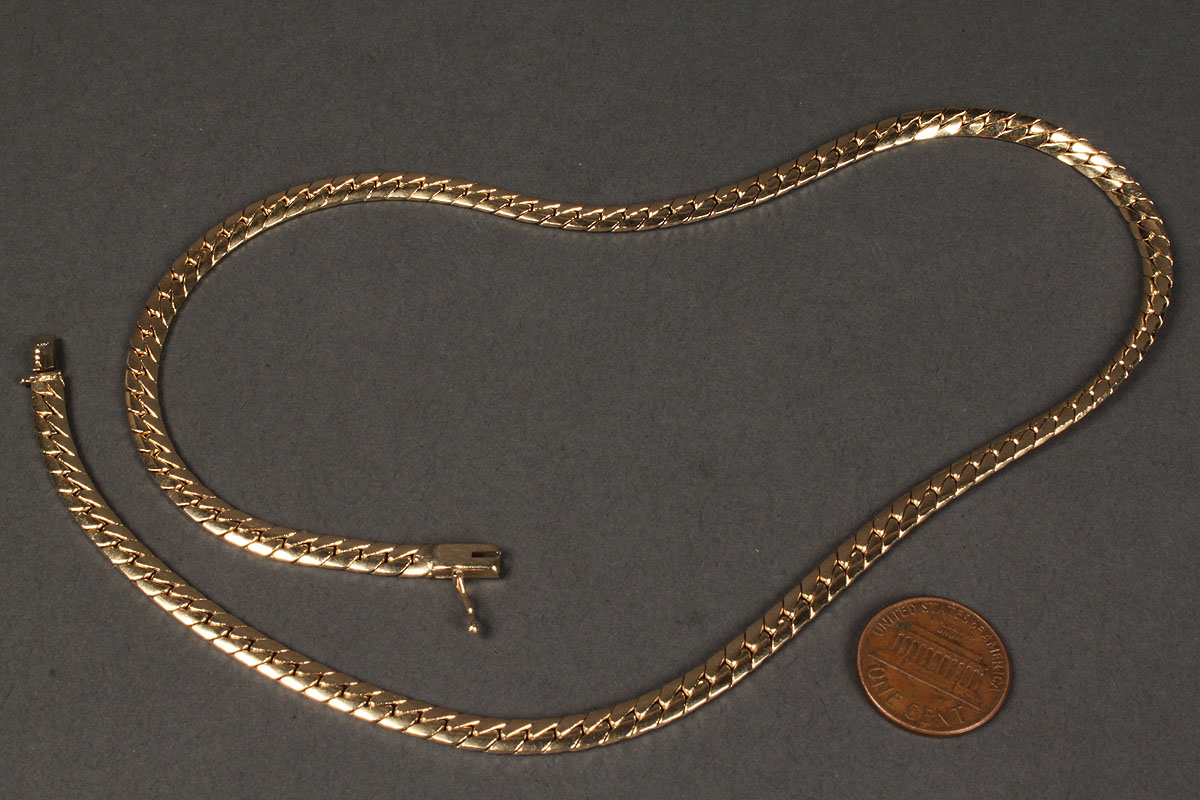 Large Serpentine Chain Necklace - PDPAOLA