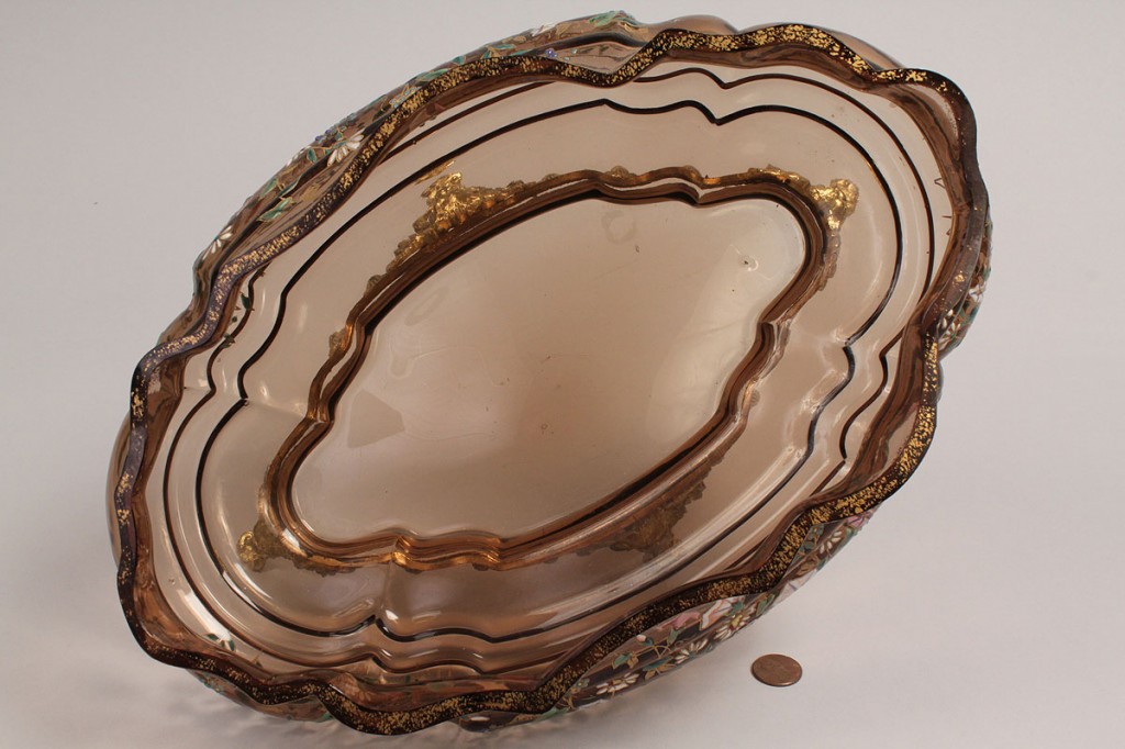 Lot 233: Moser Attributed Footed Center Bowl