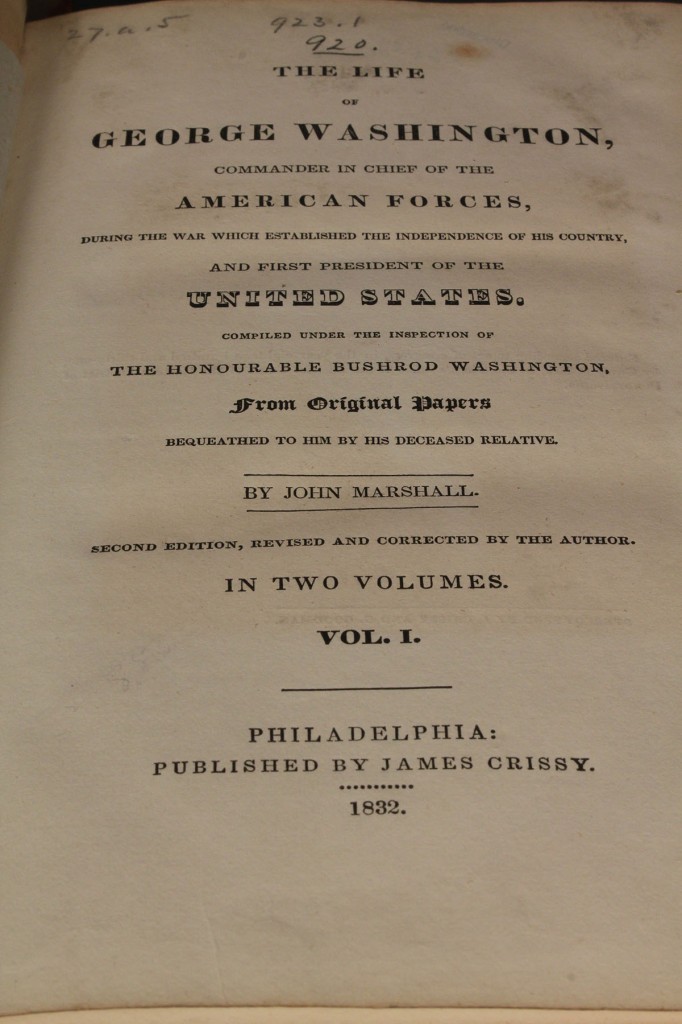 Lot 275: " The Life of George Washington " Books & Atlas, 3 items