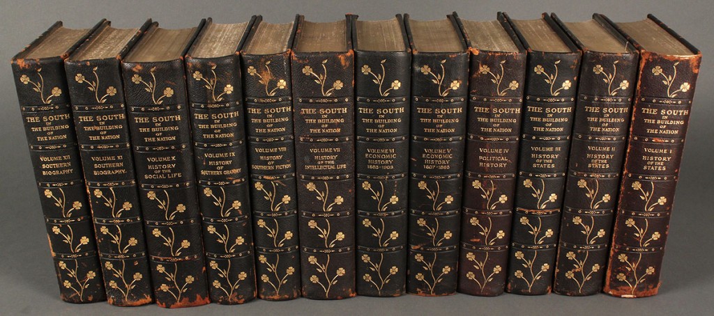 Lot 278:  ìThe South In The Building Of The Nationî,Set of 12 volumes