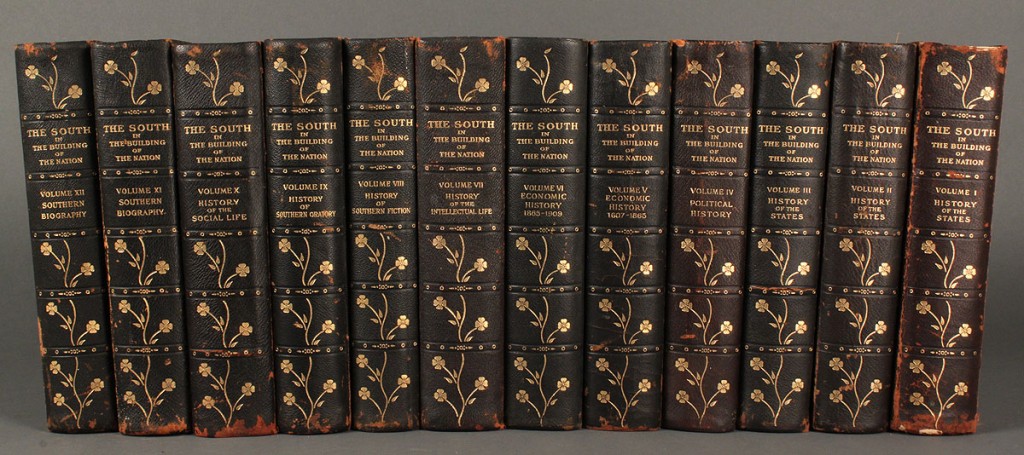 Lot 278:  ìThe South In The Building Of The Nationî,Set of 12 volumes
