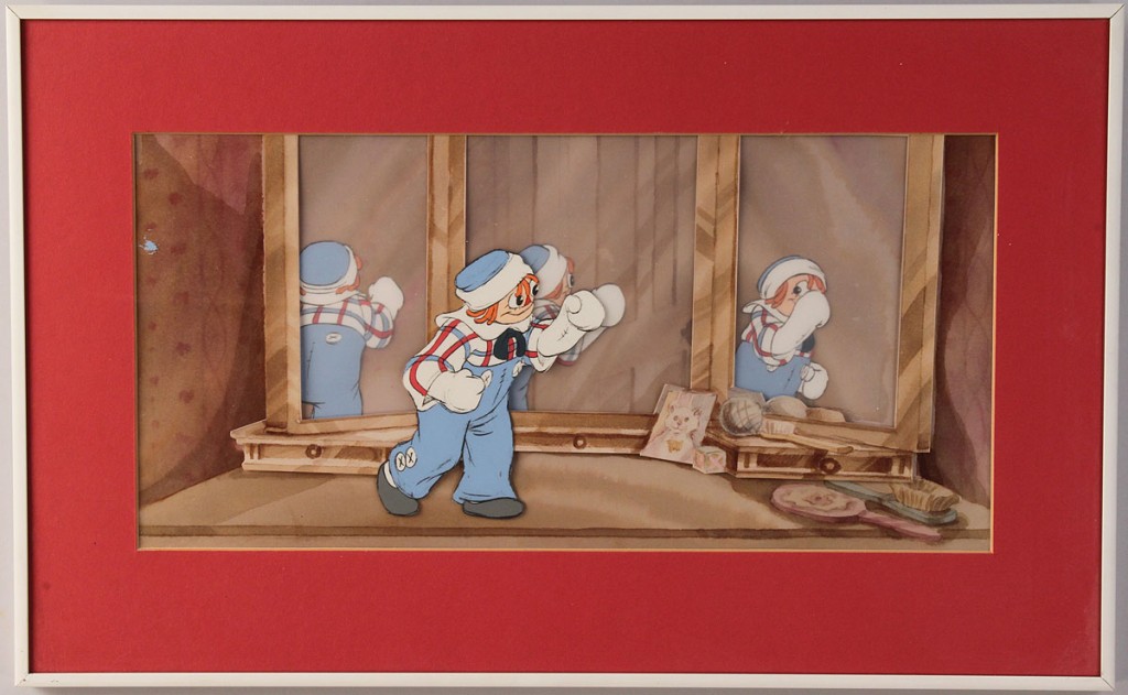Lot 282:  Lot of 2 Raggedy Ann & Andy Animation Cells