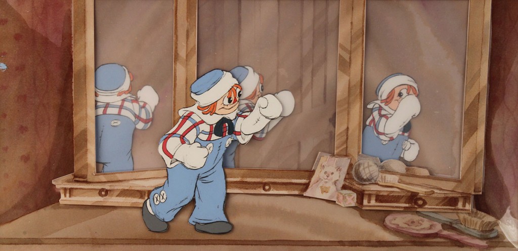Lot 282:  Lot of 2 Raggedy Ann & Andy Animation Cells