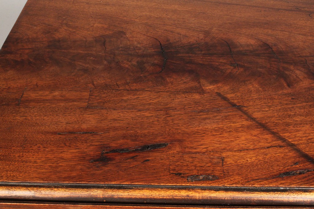 Lot 323: Federal mahogany Two Drawer Work Table