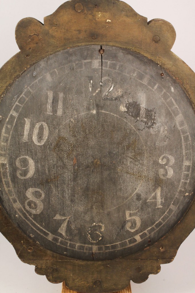 Lot 33: Clock and Watchmaker's Trade Sign, 19th century