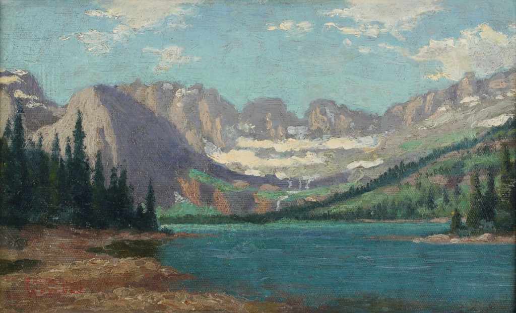 Lot 365: Frederick Weygold, Montana Landscape