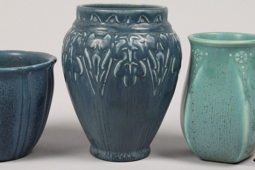 Lot 370: Lot of 3 Rookwood Pottery Vases