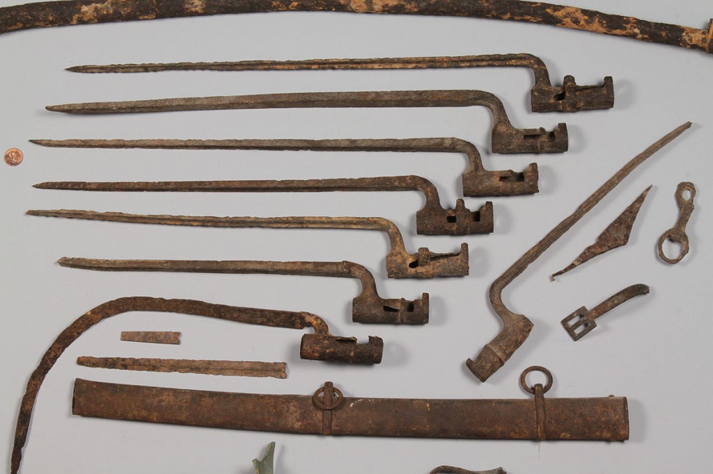 Lot 460: Lot of Excavated Civil War weapons