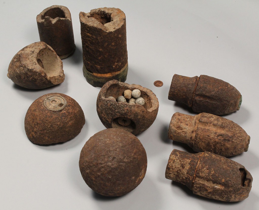Lot 462: Collection of Excavated Civil War Relics, 33 pcs