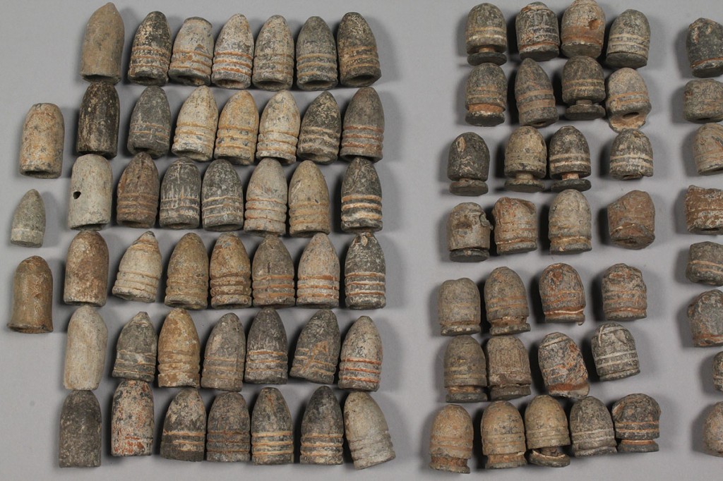 Lot 464: Collection of Excavated Civil War bullets