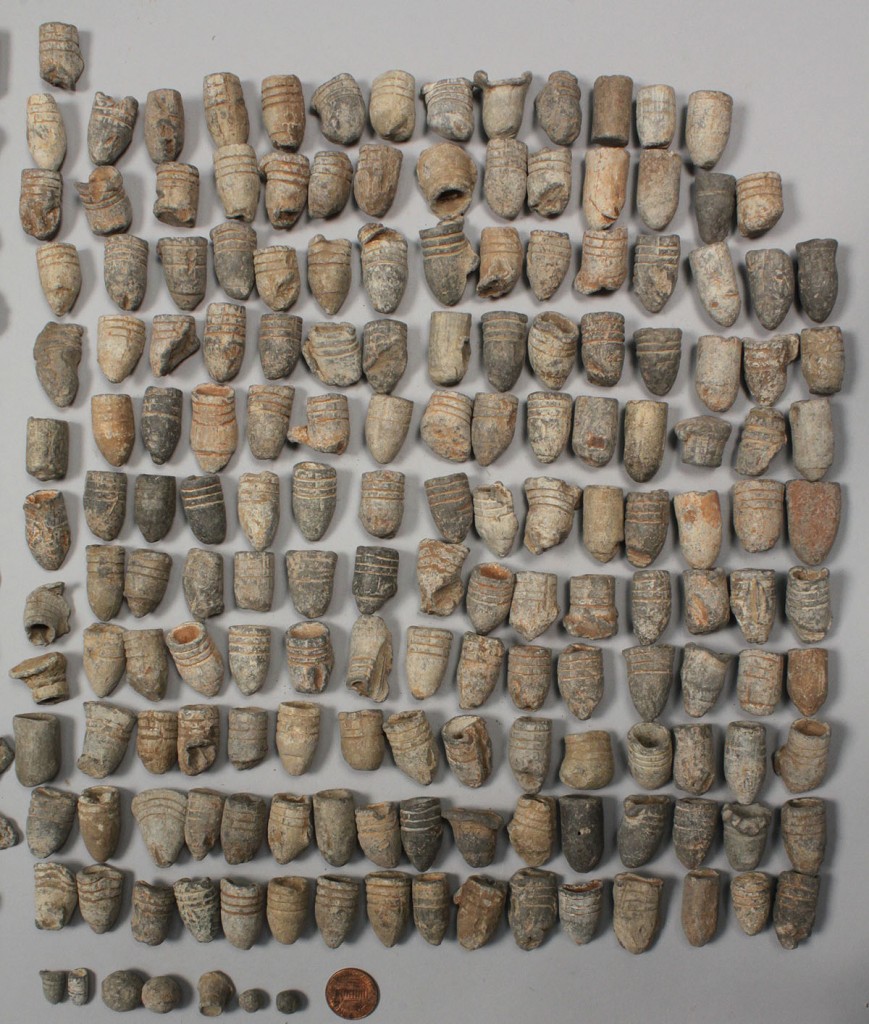 Lot 465: Collection of Excavated Civil War bullets