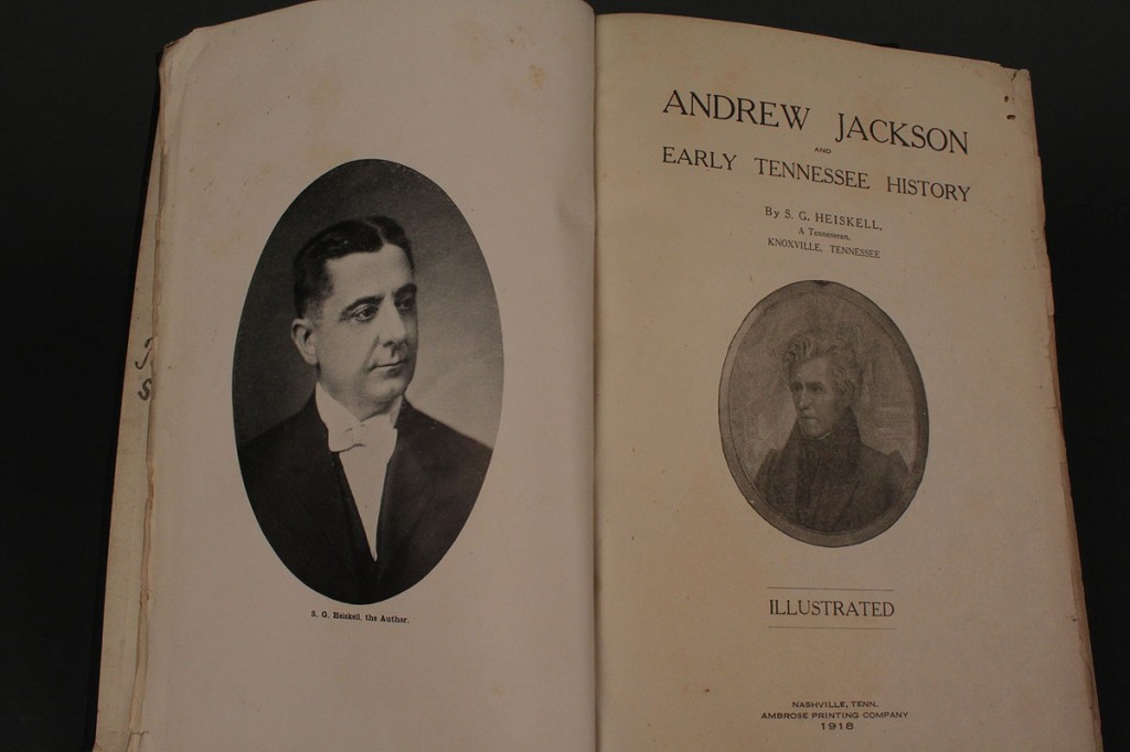 Lot 49: "Andrew Jackson & Early TN History", signed copy
