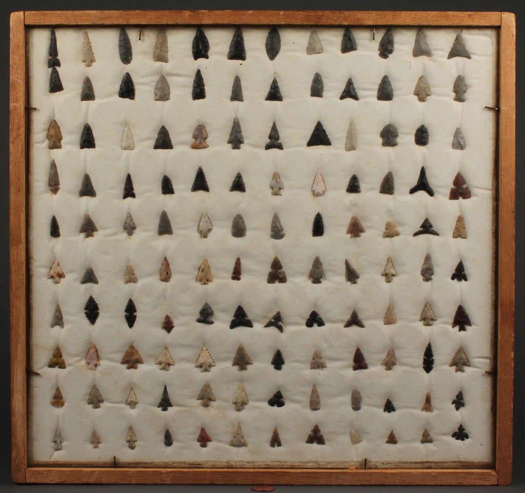 Lot 500: Collection of Native American Points, some Cahokia