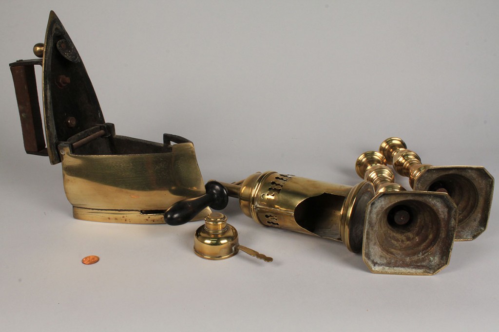 Lot 503: Assembled Lot of Brass Items, 4 pieces