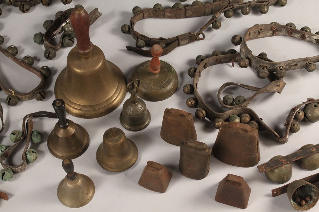 Lot 508:  Large lot of Brass Bells  (19 items)