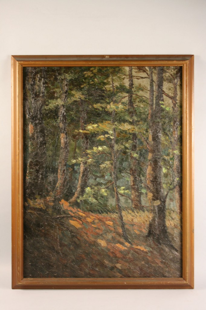 Lot 534: Ivan Hoon, Oil on canvas landscape