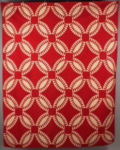 Lot 556: East Tennessee Pieced Red & White Quilt