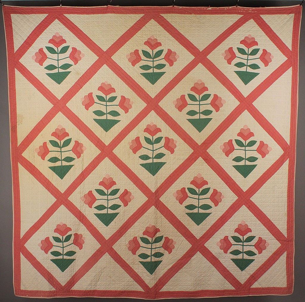 Lot 561: Lot of 2 Tennessee Pieced Floral Quilts