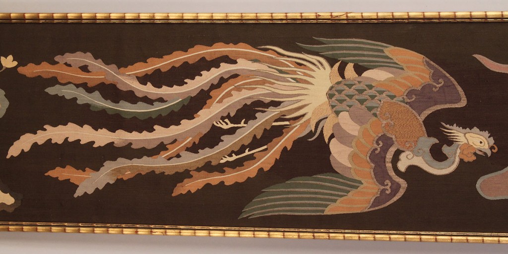 Lot 564: Early 20th Century Asian Embroidery