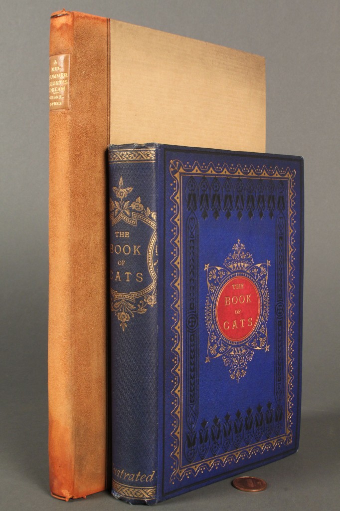 Lot 567: Lot of 2 Rare books: The Book of Cats & Shakespeare's Midsummer Night's Dream