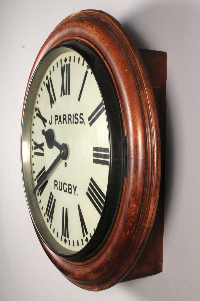 Lot 570: English 8-Day Fusee Gallery Clock