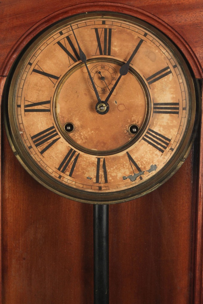 Lot 573: Ansonia Regulator No. 4 Clock, late 19th century