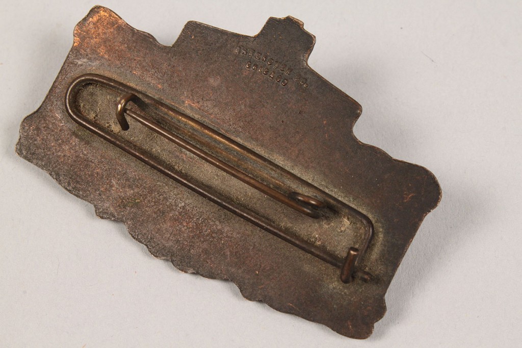 Lot 57: Five Civil War Items including US buckles and breastplate