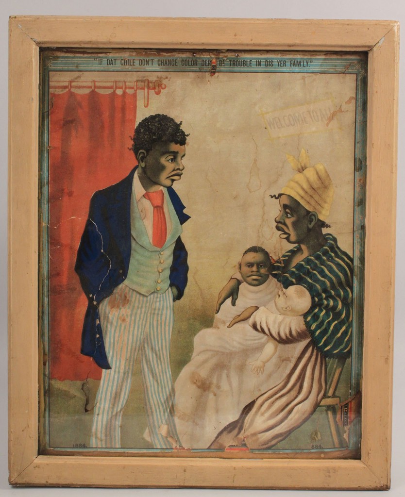 Lot 593: 1884 African American Print/Poster