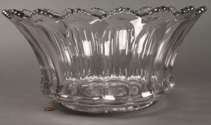 Lot 597: Signed Heisey Punch Bowl