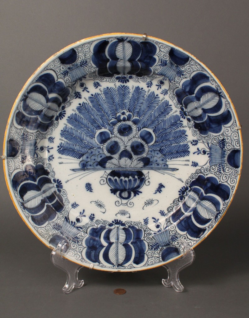 Lot 606: Pair of 18th Century Delft Chargers